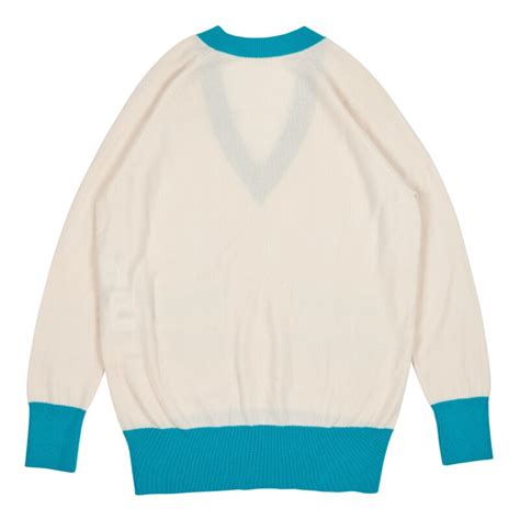 Chanel White And Blue La Pausa Cashmere Sweater, 2019 